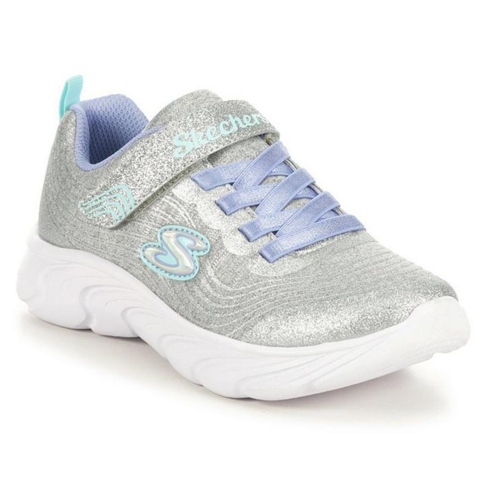 GIRLS' SKECHERS LITTLE KID DYNAMIC DASH RUNNING SHOES SIZE 13-EXCELLENT SHAPE